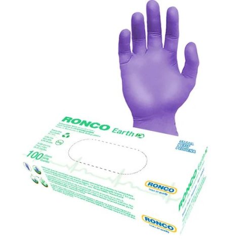 RONCO EARTH BIODEGRADABLE NITRILE EXAMINATION GLOVES